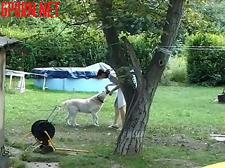 Mom Could Tell The Dog Loved It. He Growled And