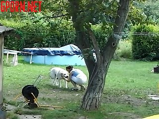 Mom Could Tell The Dog Loved It. He Growled And