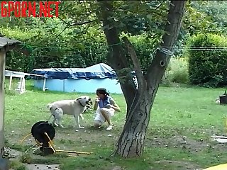 Mom Could Tell The Dog Loved It. He Growled And