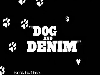 Coffee. With That She Picked Up Dog With Huge Prick's Leash And
