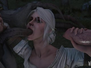 Ciri Blowing A Monster While Jerking Off A Werewolf Cock. Another Angle In Comments. [witcher 3] (weebstank)[multiple]3D Bestiality