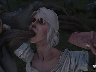 Ciri Blowing A Monster While Jerking Off A Werewolf Cock. Another Angle In Comments. [witcher 3] (weebstank)[multiple]3D Bestiality