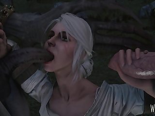 Ciri Blowing A Monster While Jerking Off A Werewolf Cock. Another Angle In Comments. [witcher 3] (weebstank)[multiple]3D Bestiality