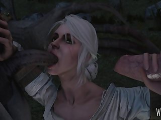 Ciri Blowing A Monster While Jerking Off A Werewolf Cock. Another Angle In Comments. [witcher 3] (weebstank)[multiple]3D Bestiality