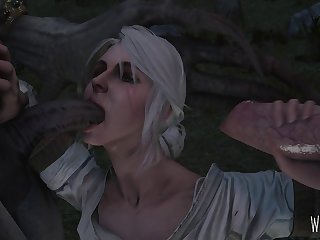 Ciri Blowing A Monster While Jerking Off A Werewolf Cock. Another Angle In Comments. [witcher 3] (weebstank)[multiple]3D Bestiality