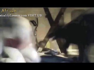 Webcam Masked Girl And Dog Part 1